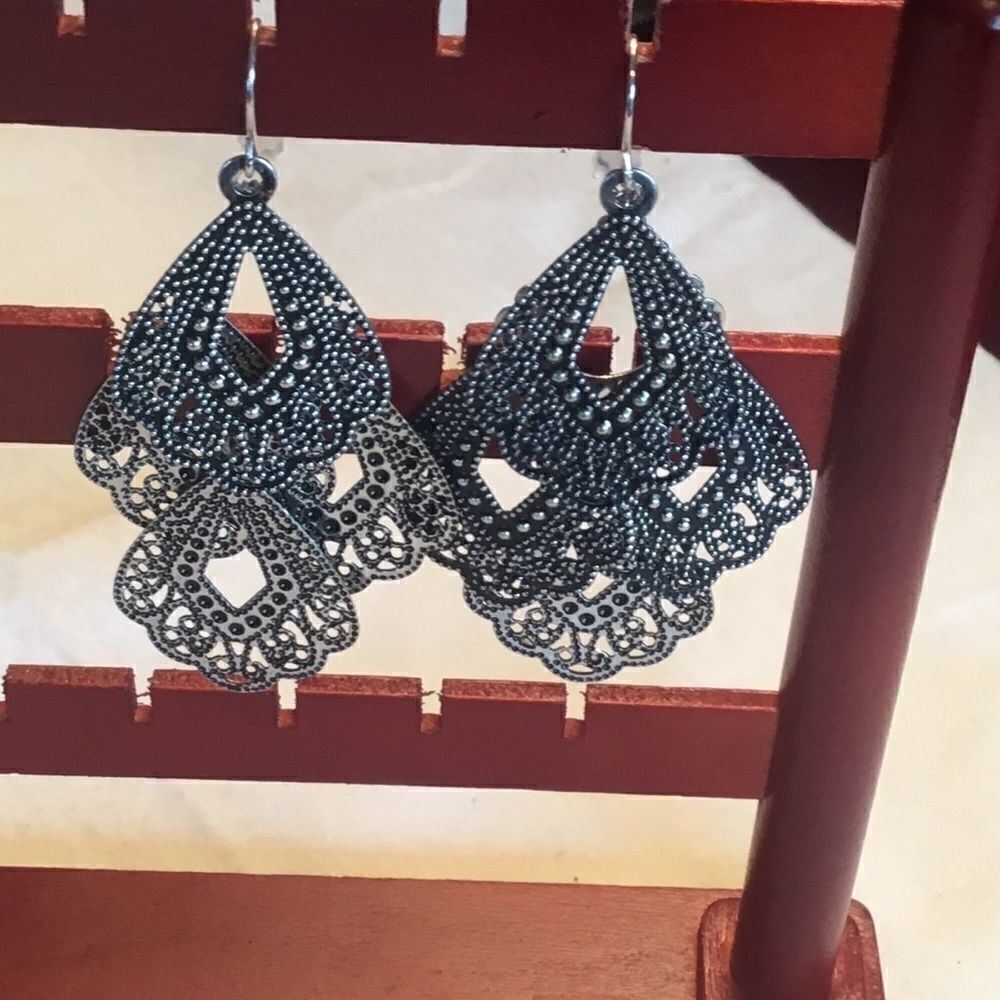 $10 or 3/$20 Oxidized Silvertone Earrings